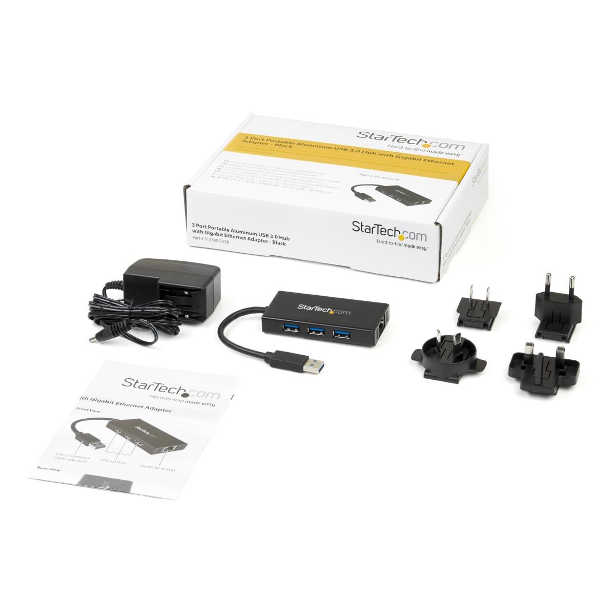 3 PORT USB HUB WITH ETHERNET thumbnail