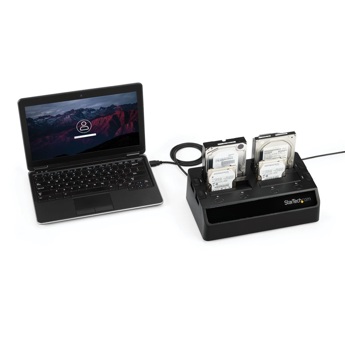 USB 3.0 4-BAY SATA HDD/SSD DOCK thumbnail