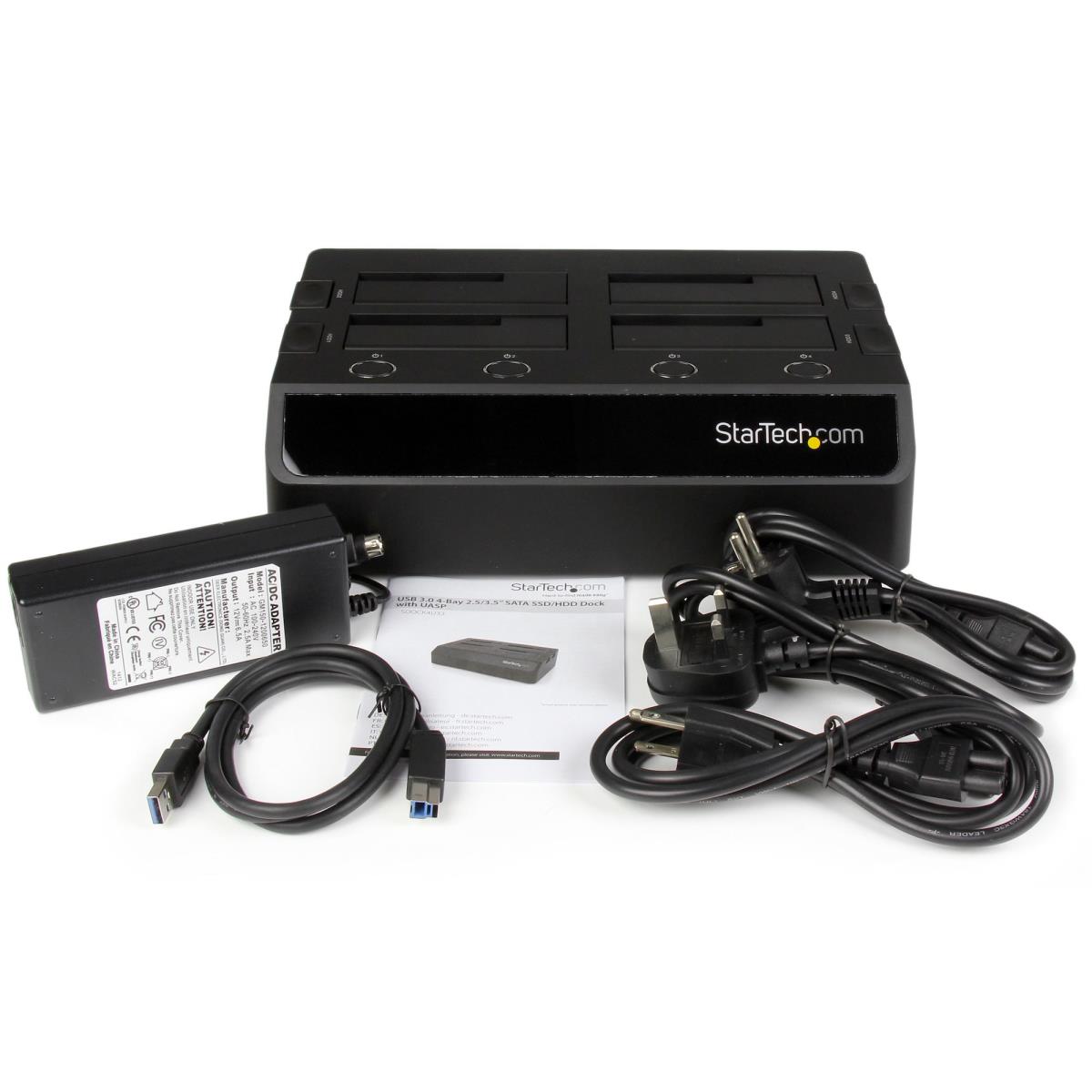 USB 3.0 4-BAY SATA HDD/SSD DOCK thumbnail