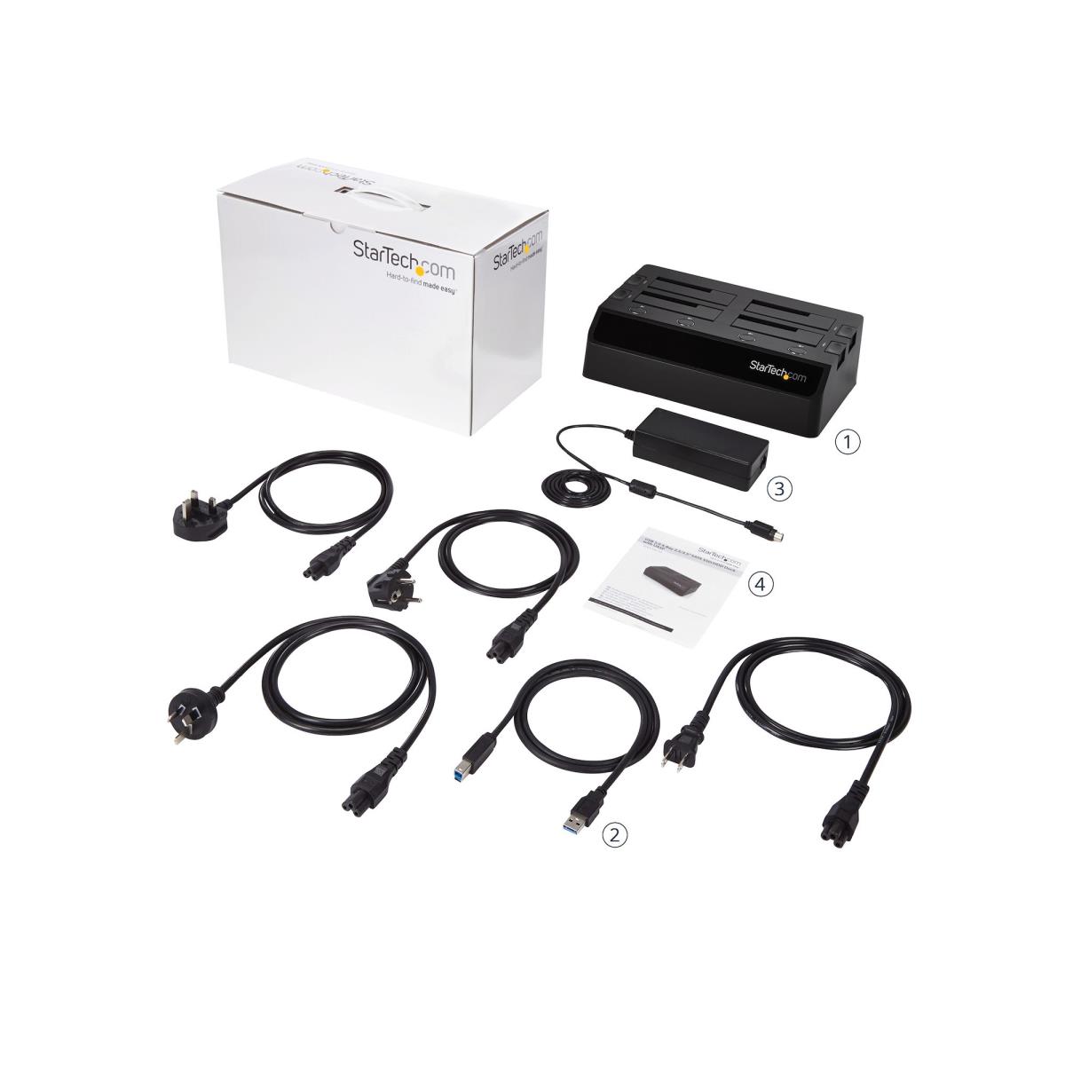 USB 3.0 4-BAY SATA HDD/SSD DOCK thumbnail