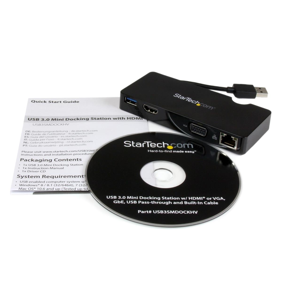 USB 3 LAPTOP PORTABLE DOCK thumbnail