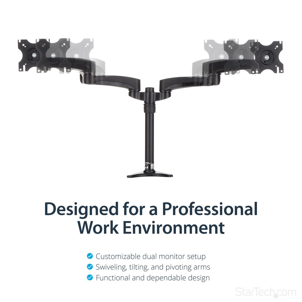 DESK MOUNT DUAL MONITOR ARM thumbnail