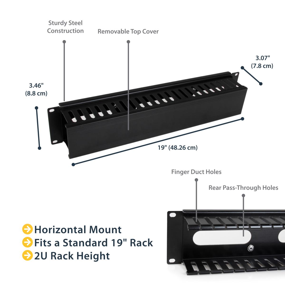 SERVER RACK CABLE MANAGEMENT thumbnail