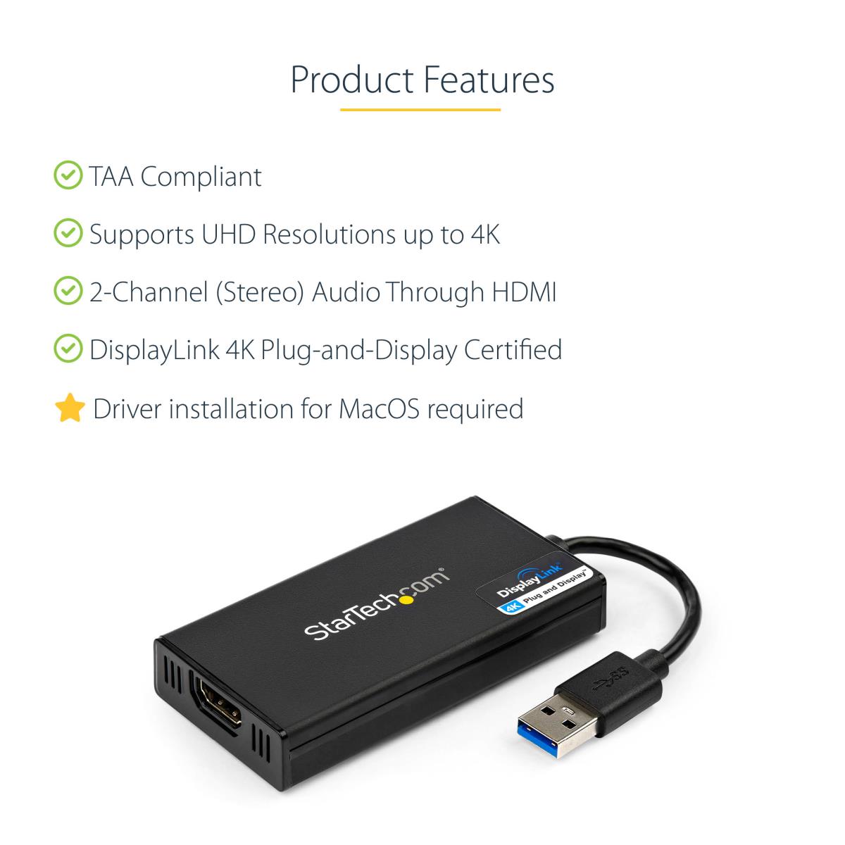 USB TO HDMI ADAPTER 4K EXTERNAL thumbnail