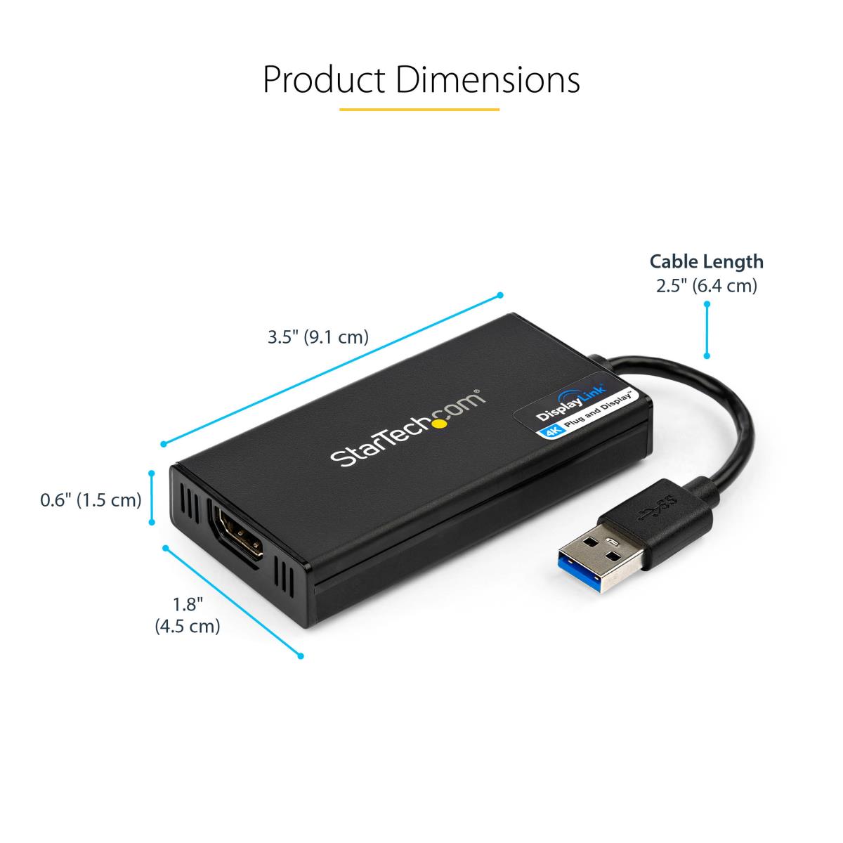 USB TO HDMI ADAPTER 4K EXTERNAL thumbnail