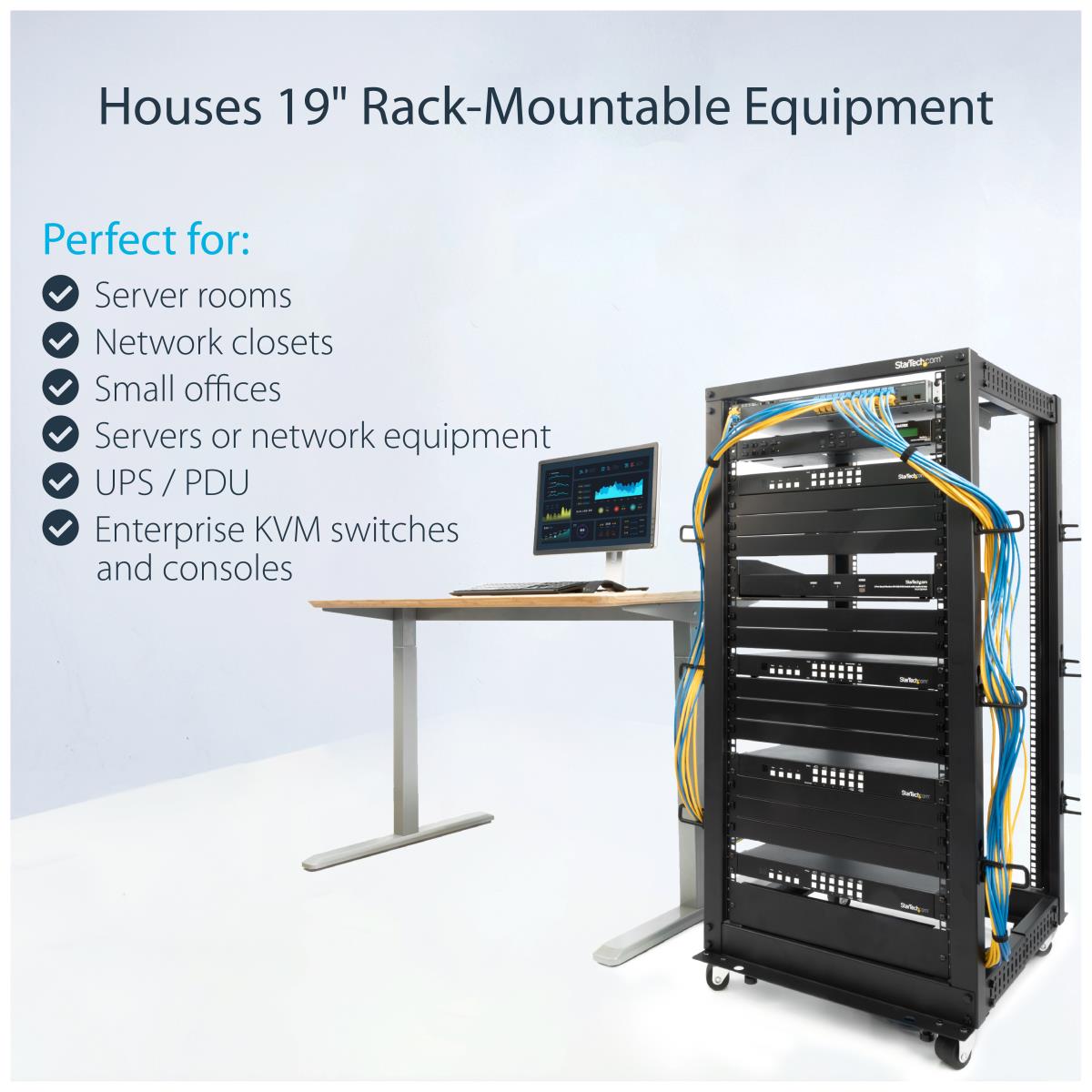 25U OPEN FRAME SERVER RACK thumbnail