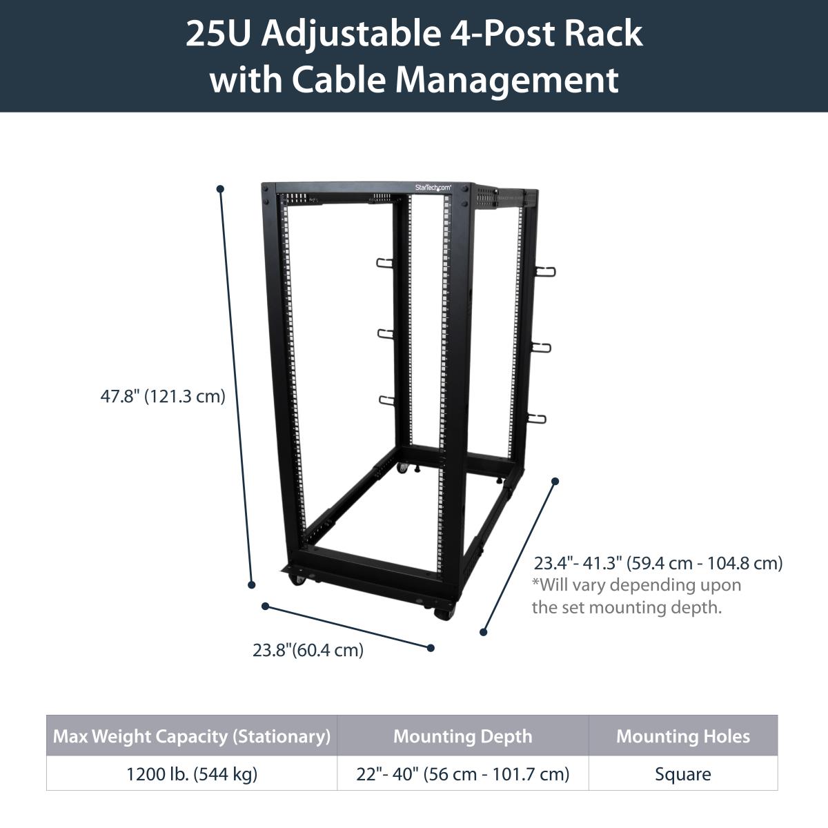 25U OPEN FRAME SERVER RACK thumbnail