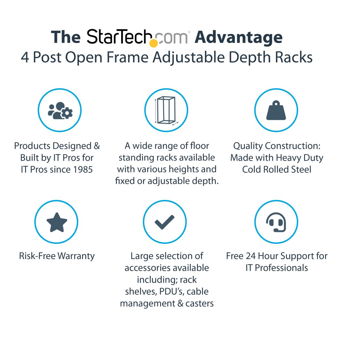 25U OPEN FRAME SERVER RACK thumbnail
