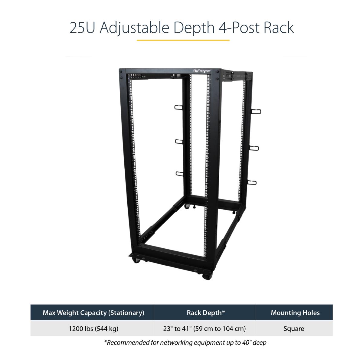 25U OPEN FRAME SERVER RACK thumbnail