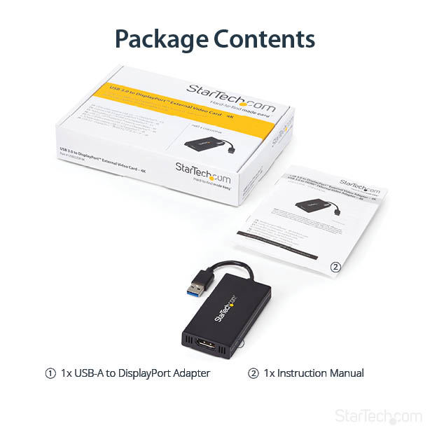 USB 3.0 TO DISPLAYPORT ADAPTER thumbnail