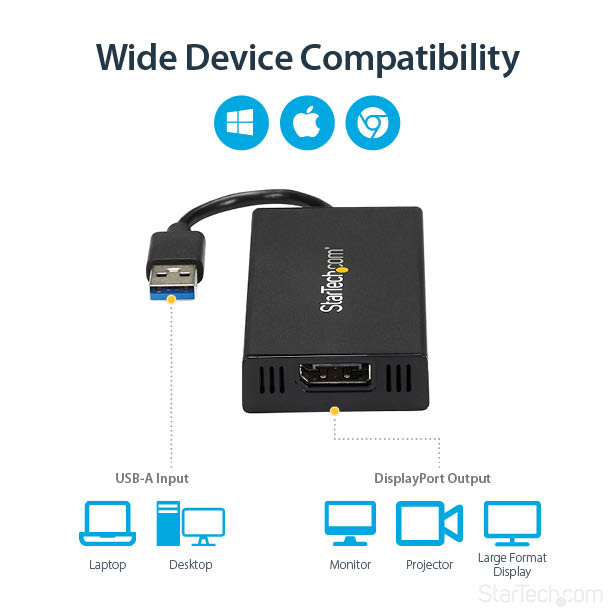 USB 3.0 TO DISPLAYPORT ADAPTER thumbnail