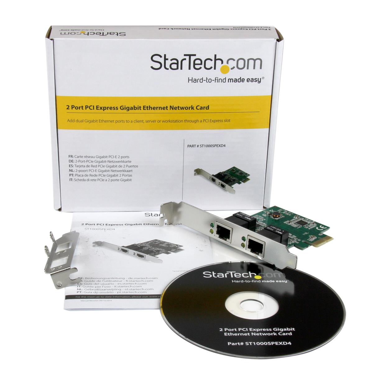 2 PORT PCIE NETWORK CARD LAN thumbnail