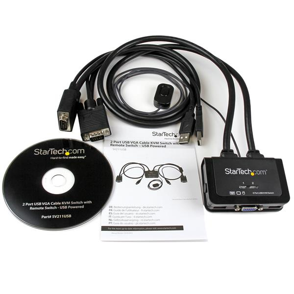 2PORT CABLE KVM WITH VGA USB thumbnail