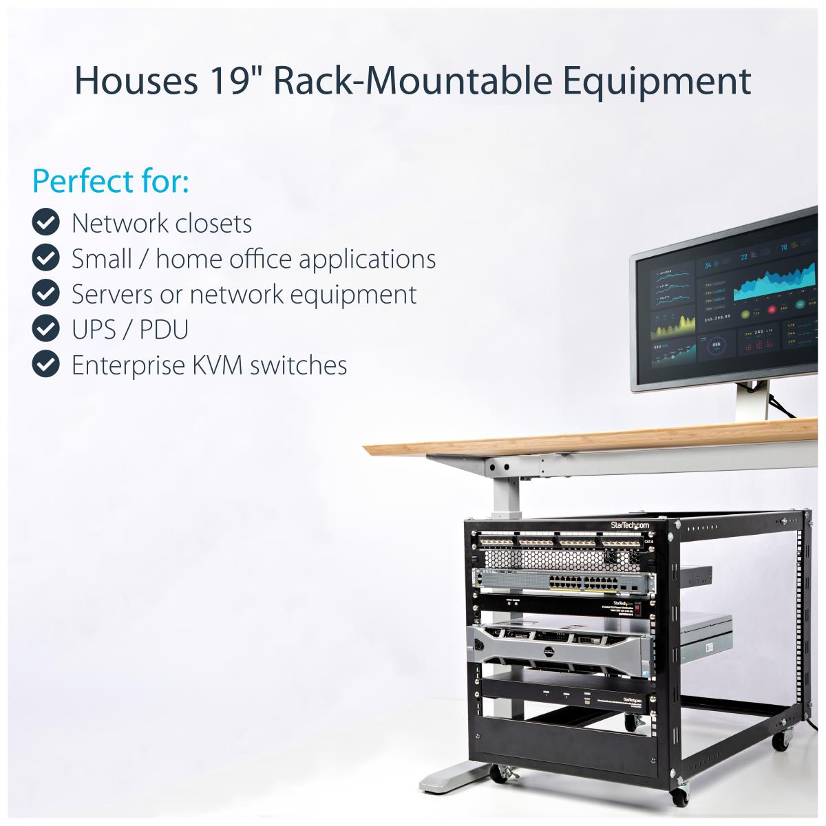 12U OPEN FRAME SERVER RACK thumbnail