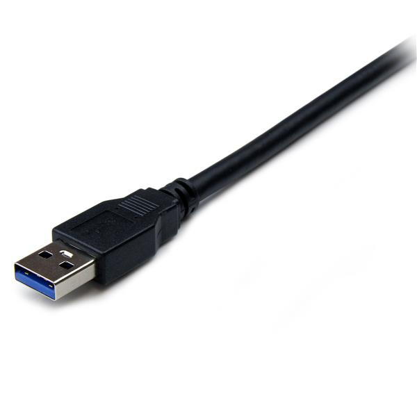 2M BLACK USB 3.0 MALE TO FEMALE thumbnail