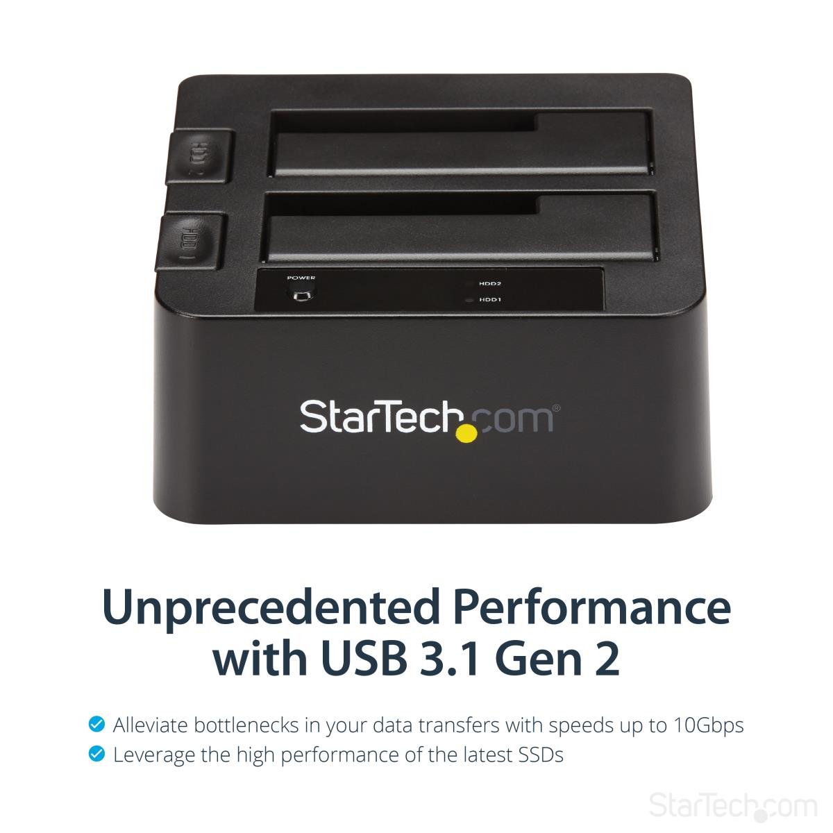 2BAY USB 3.1 GEN 2 SATA DOCK thumbnail