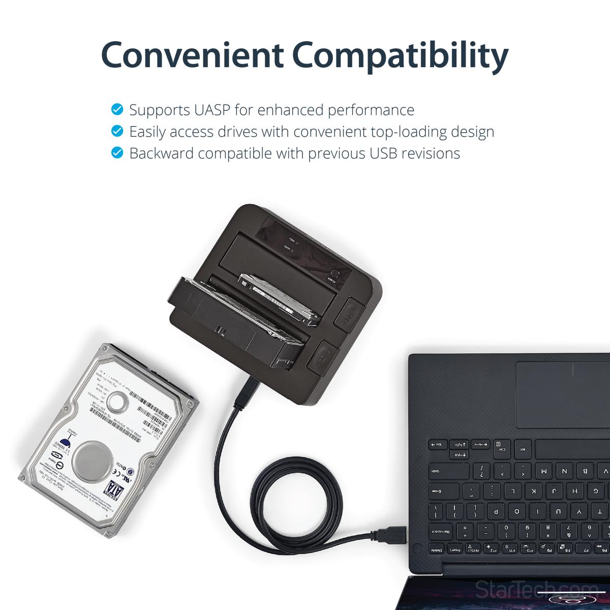 2BAY USB 3.1 GEN 2 SATA DOCK thumbnail
