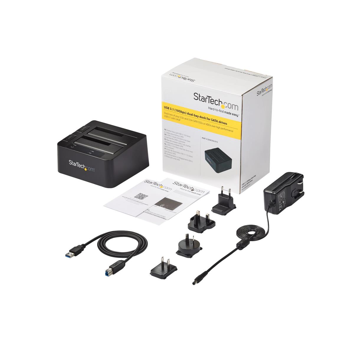2BAY USB 3.1 GEN 2 SATA DOCK thumbnail
