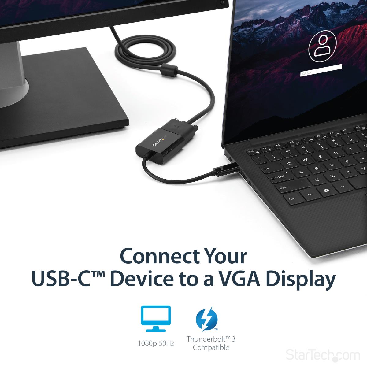 USB-C TO VGA ADAPTER CONVERTER thumbnail