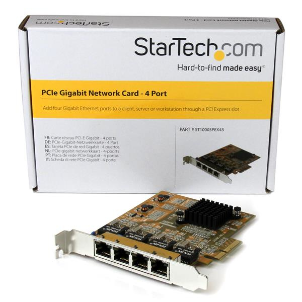 4 PORT PCIE NETWORK CARD LAN thumbnail
