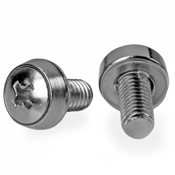 CABSCREWSM62 100 M6 Screws Mounting Hardware Rack Accessories - Silver thumbnail