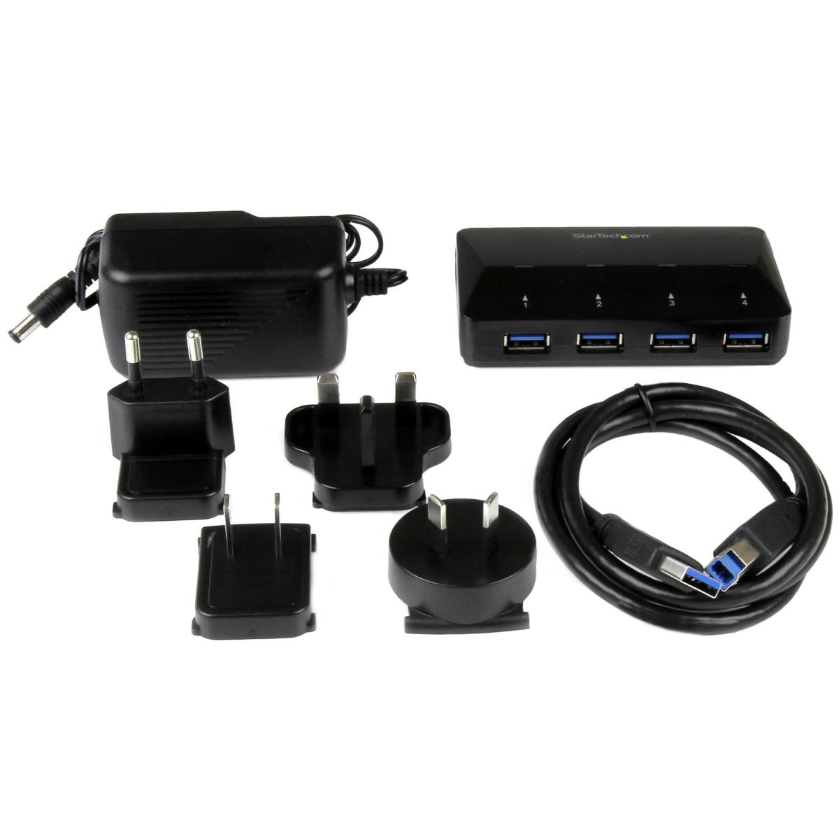 4 PORT USB HUB WITH CHARGING thumbnail