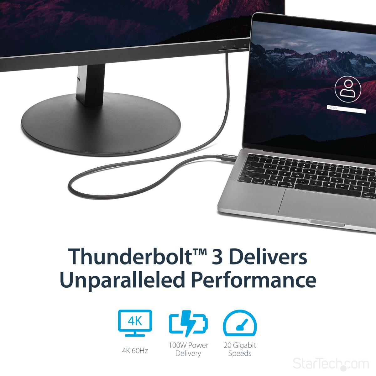 1M THUNDERBOLT 3 CABLE USB C thumbnail