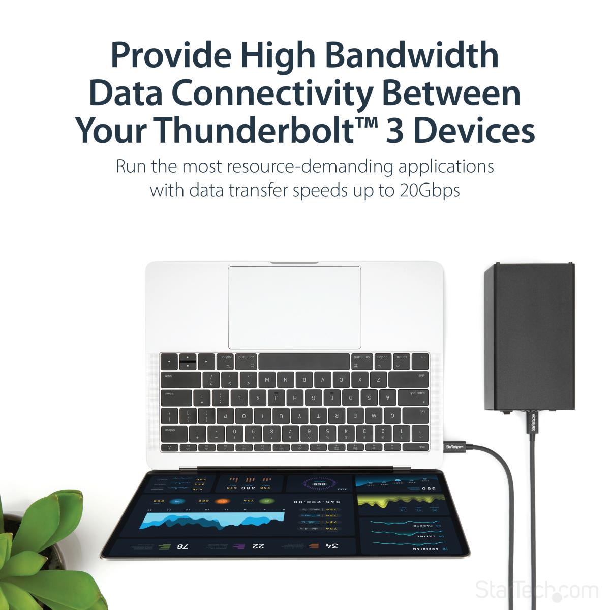 1M THUNDERBOLT 3 CABLE USB C thumbnail
