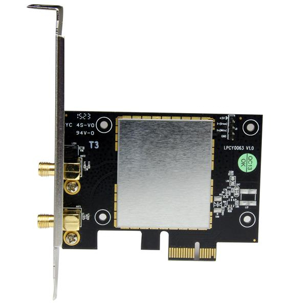 StarTech.com AC600 Wireless-AC Network Adapter - 802.11ac, PCI Express thumbnail