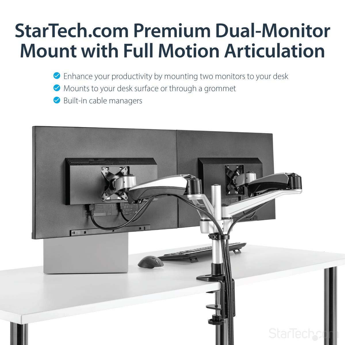 DESK MOUNT DUAL MONITOR ARM thumbnail