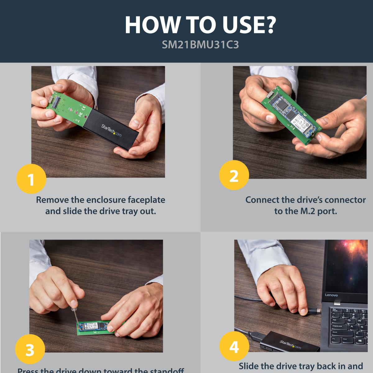 USB 3.1 M.2 SSD ENCLOSURE thumbnail