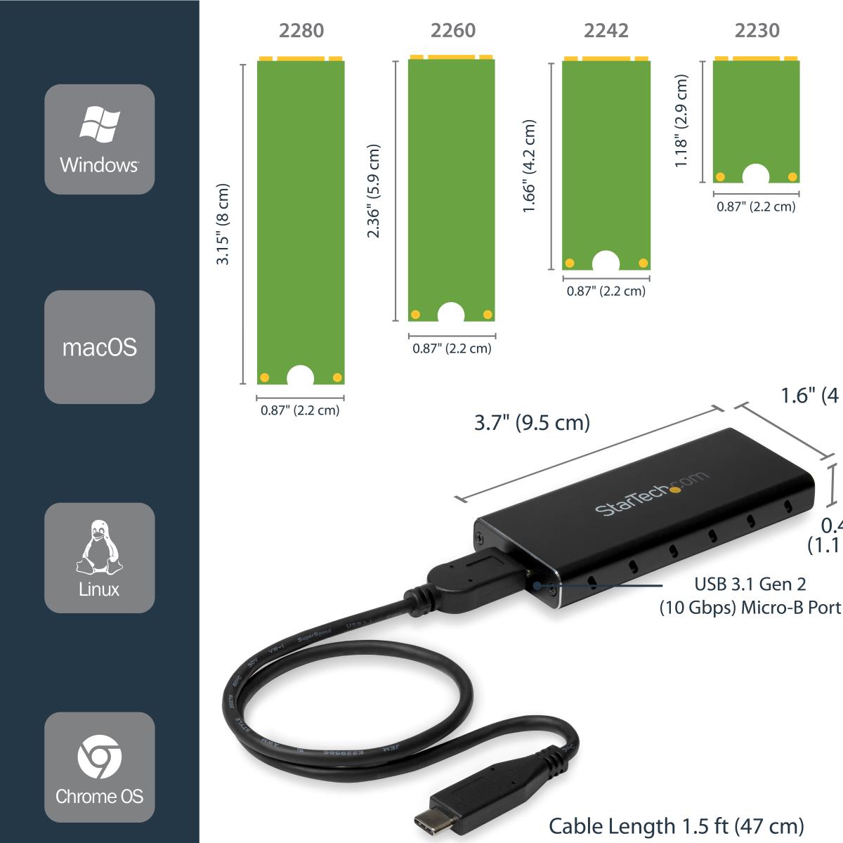 USB 3.1 M.2 SSD ENCLOSURE thumbnail