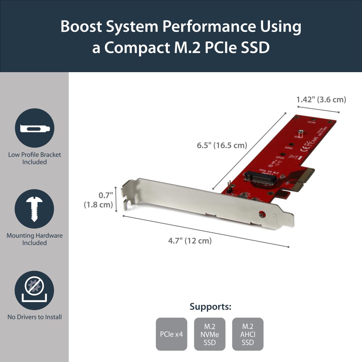 X4 PCIE TO M.2 PCIE SSD ADAPTER thumbnail