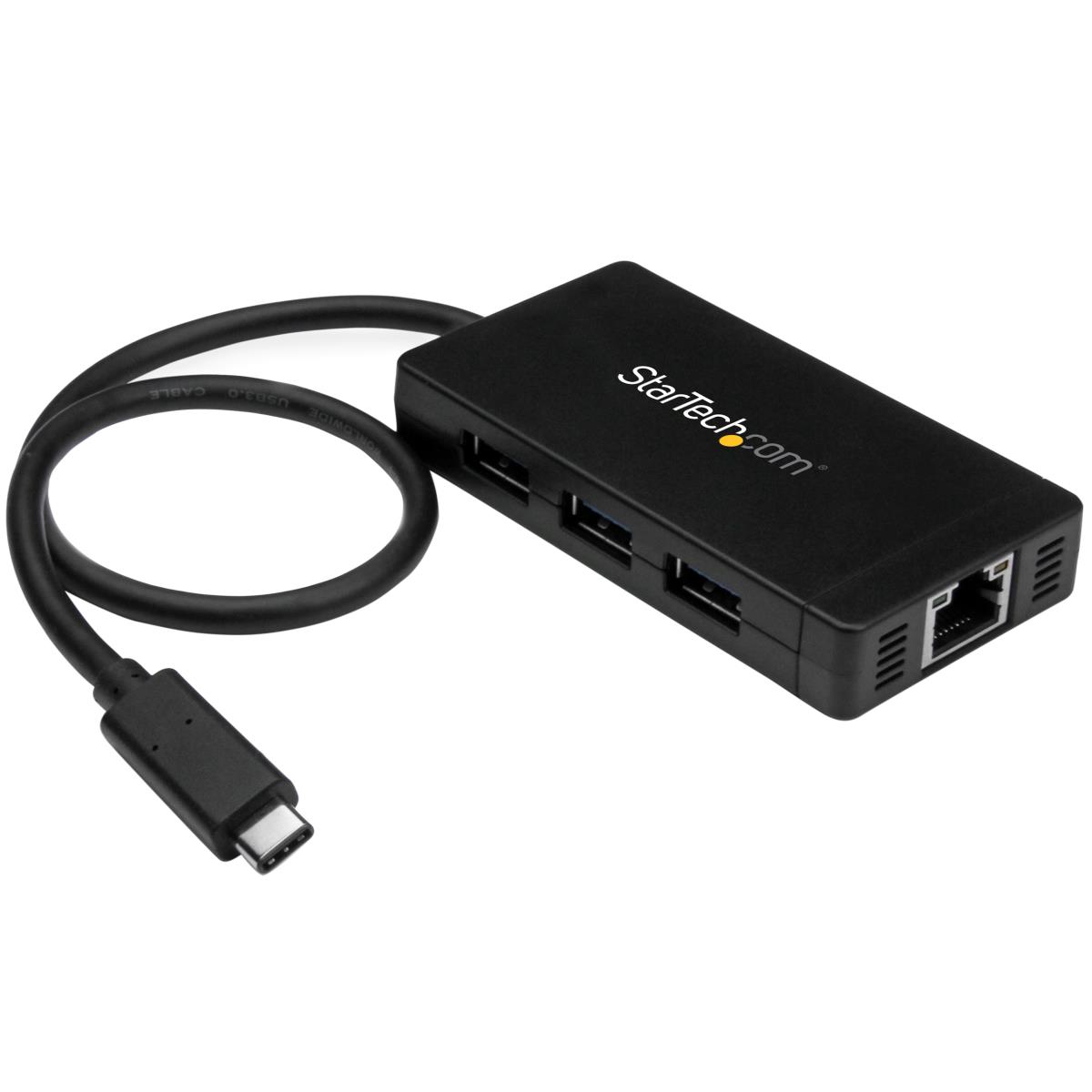 3 PORT USB C HUB WITH ETHERNET thumbnail