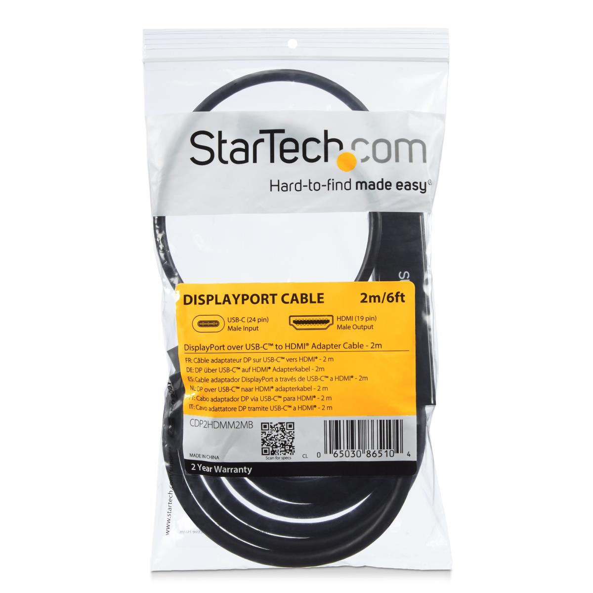 2M USB C TO HDMI CABLE ADAPTER thumbnail