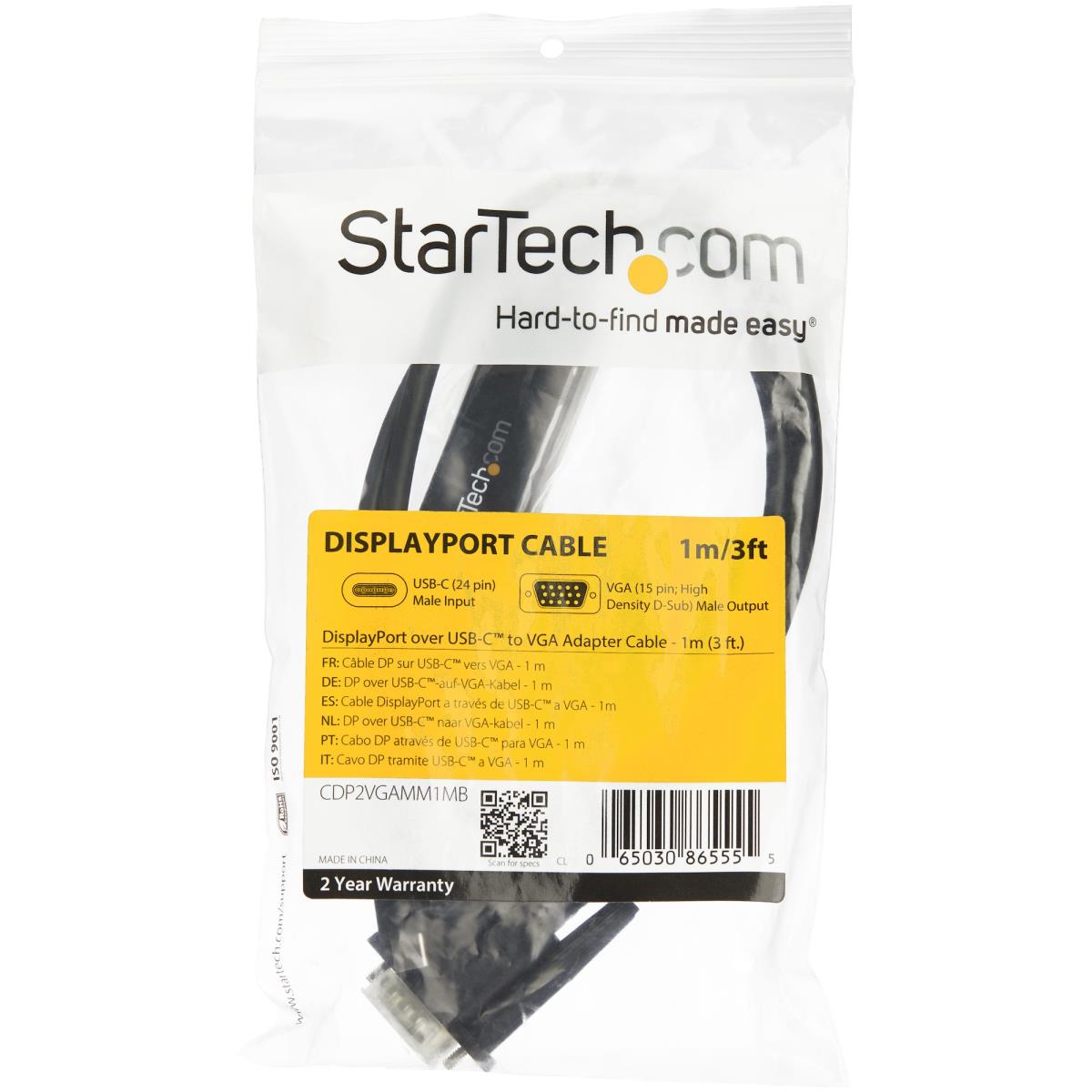 1M USB C TO VGA CABLE ADAPTER thumbnail