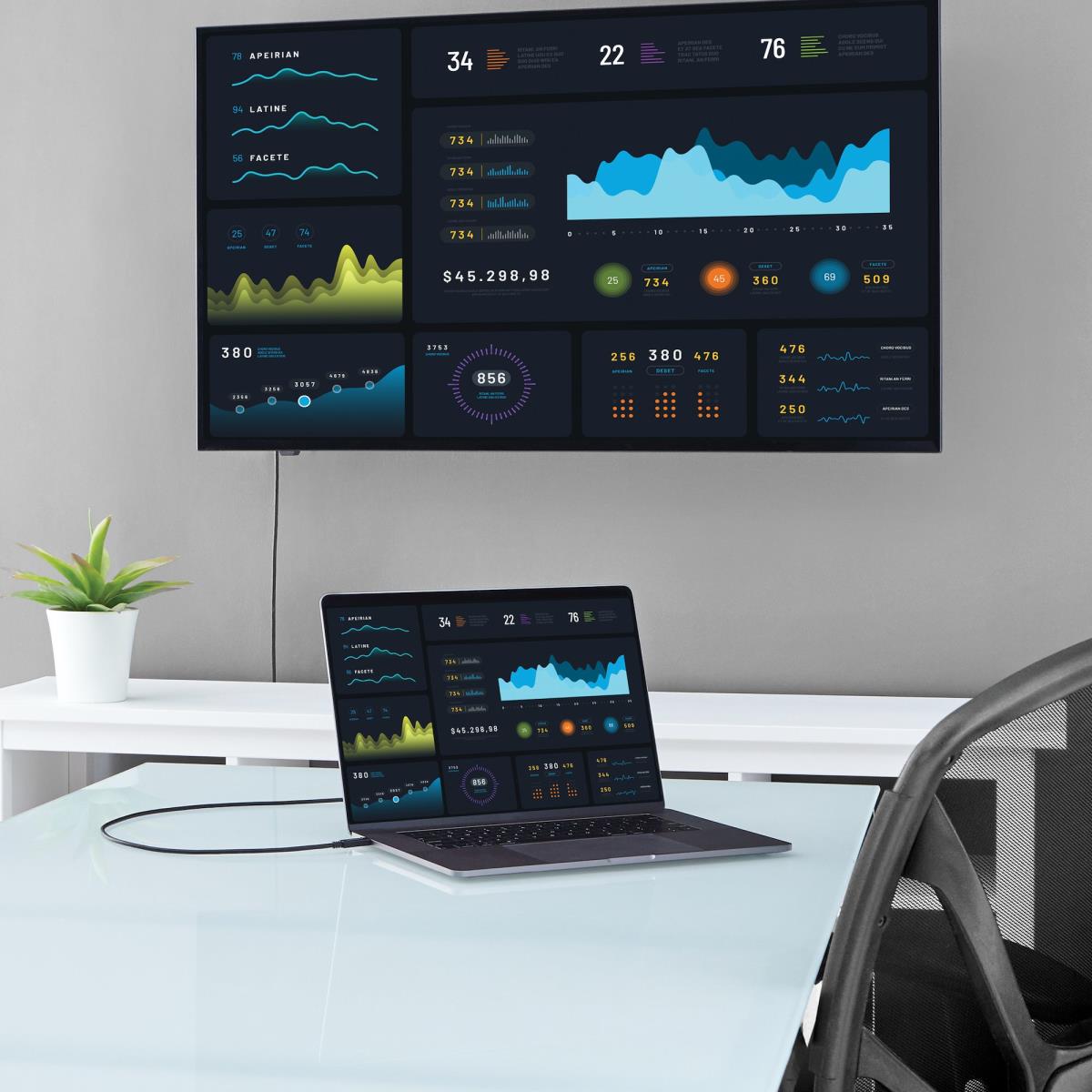 6FT USB C TO VGA CABLE ADAPTER thumbnail