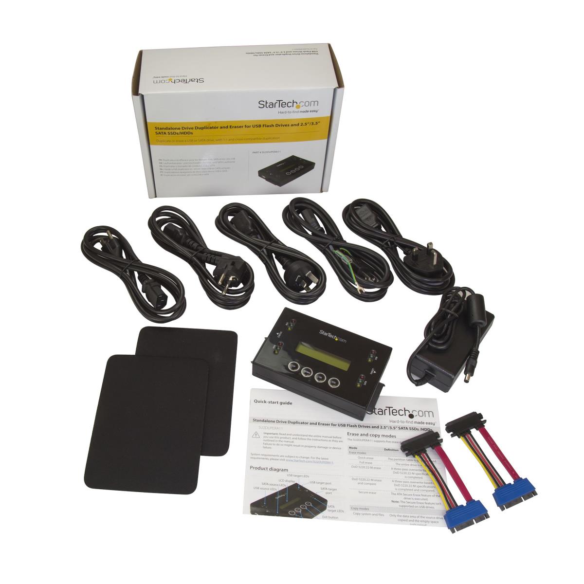 Drive Duplicator & Eraser for USB Flash Drives & 2.5 / 3.5