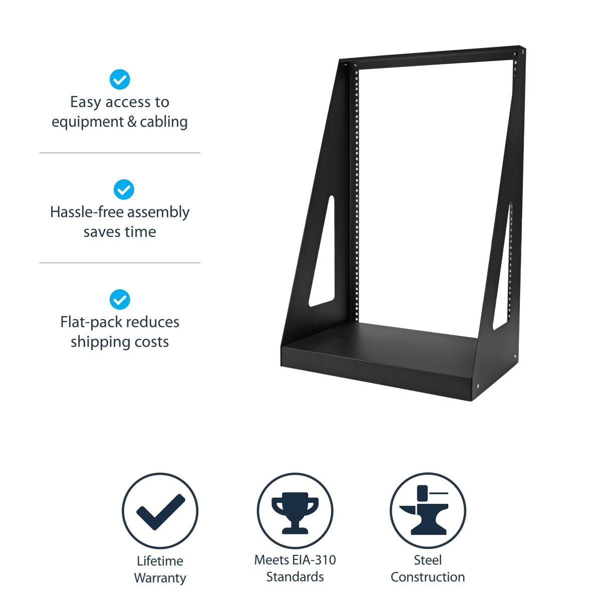 16U OPEN FRAME SERVER RACK thumbnail