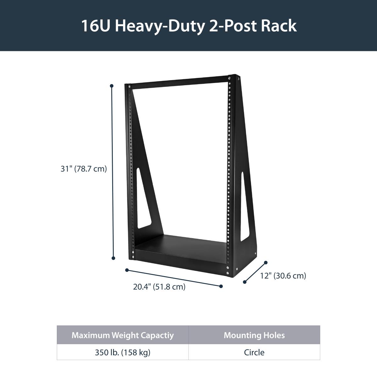 16U OPEN FRAME SERVER RACK thumbnail