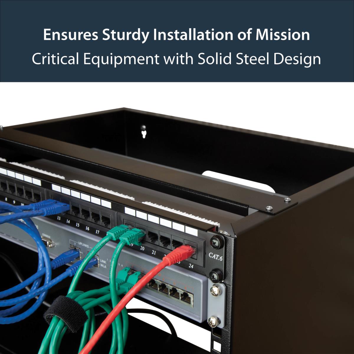 WALL MOUNT PATCH PANEL BRACKET thumbnail