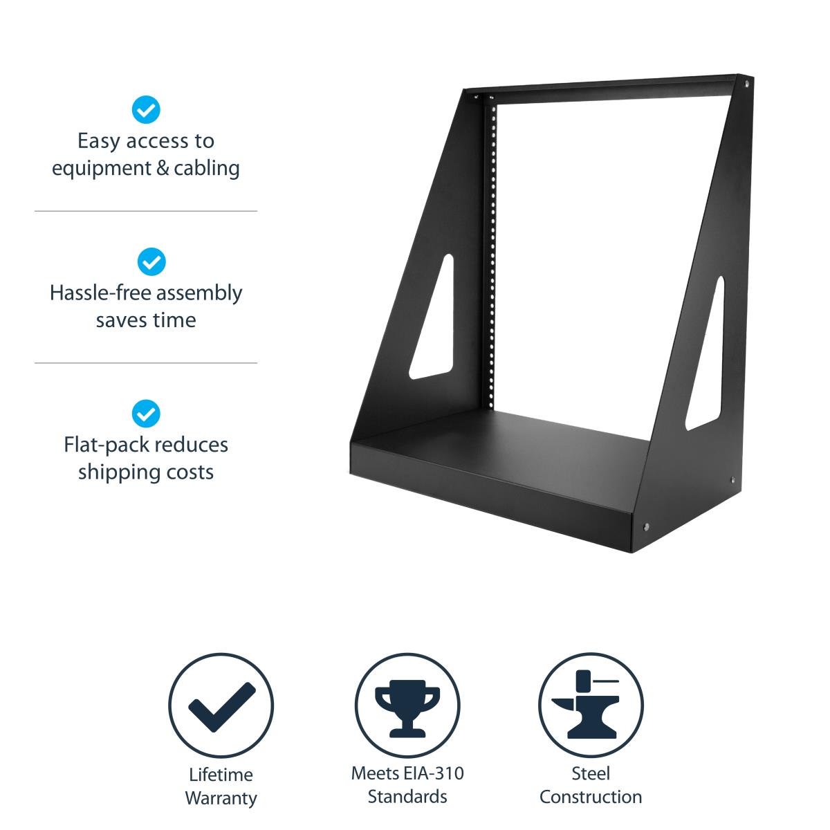 2 POST OPEN FRAME RACK HEAVY thumbnail