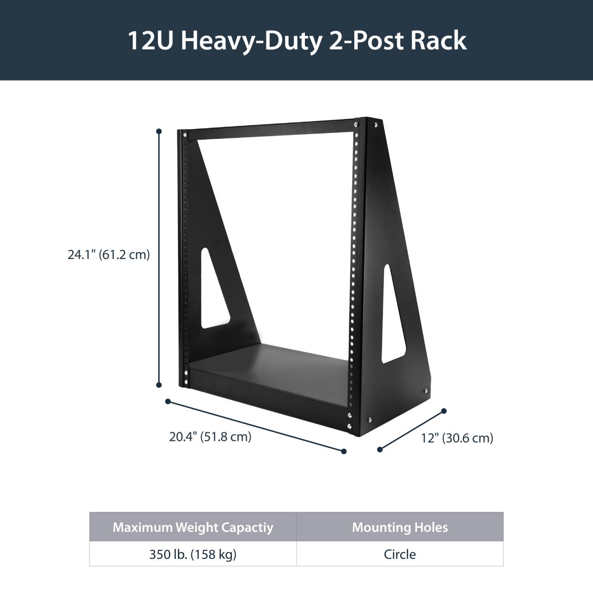 2 POST OPEN FRAME RACK HEAVY thumbnail