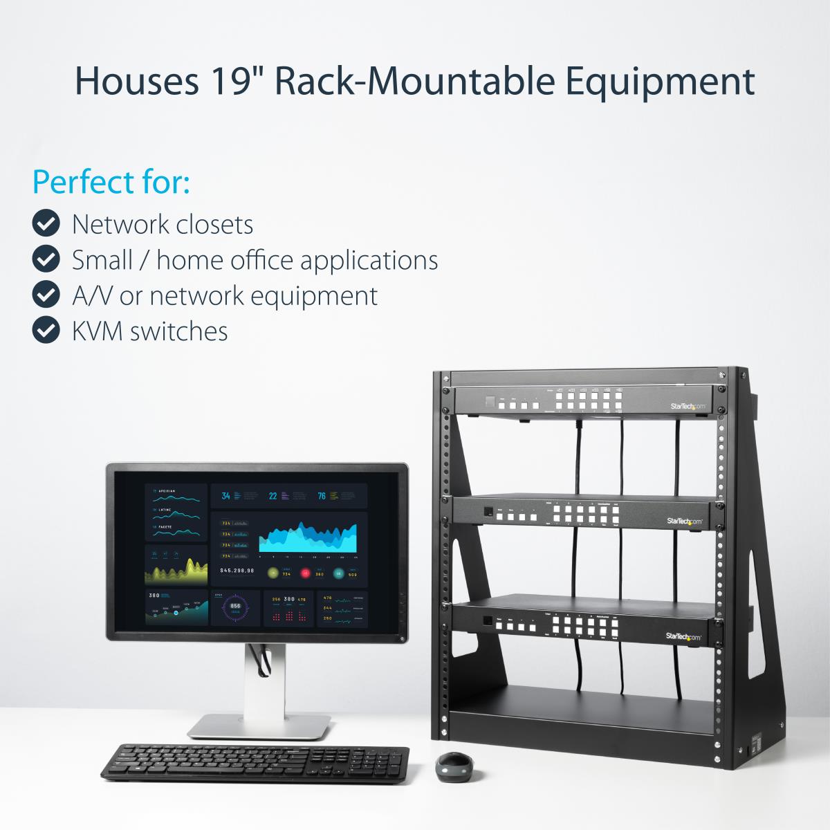 2 POST OPEN FRAME RACK HEAVY thumbnail