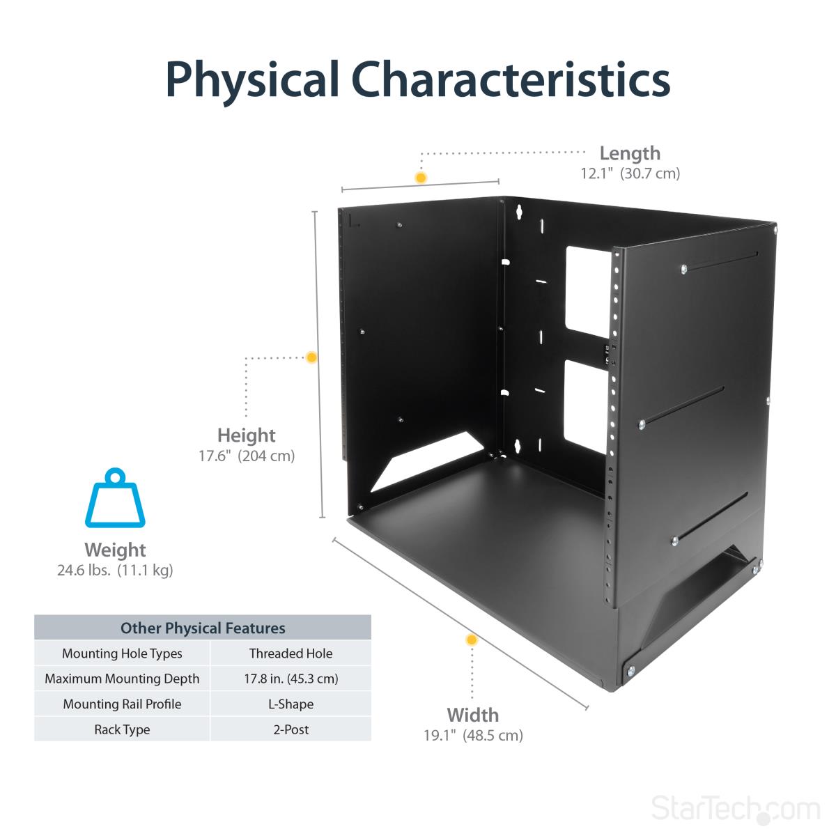 8U WALL MOUNT PATCH PANEL RACK thumbnail