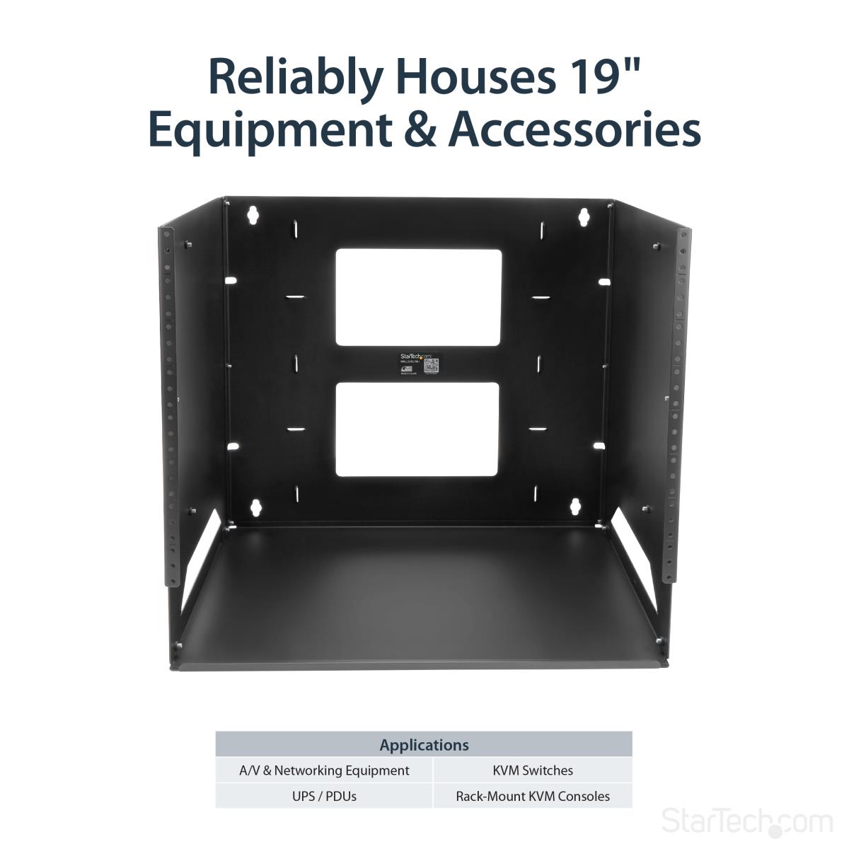 8U WALL MOUNT PATCH PANEL RACK thumbnail