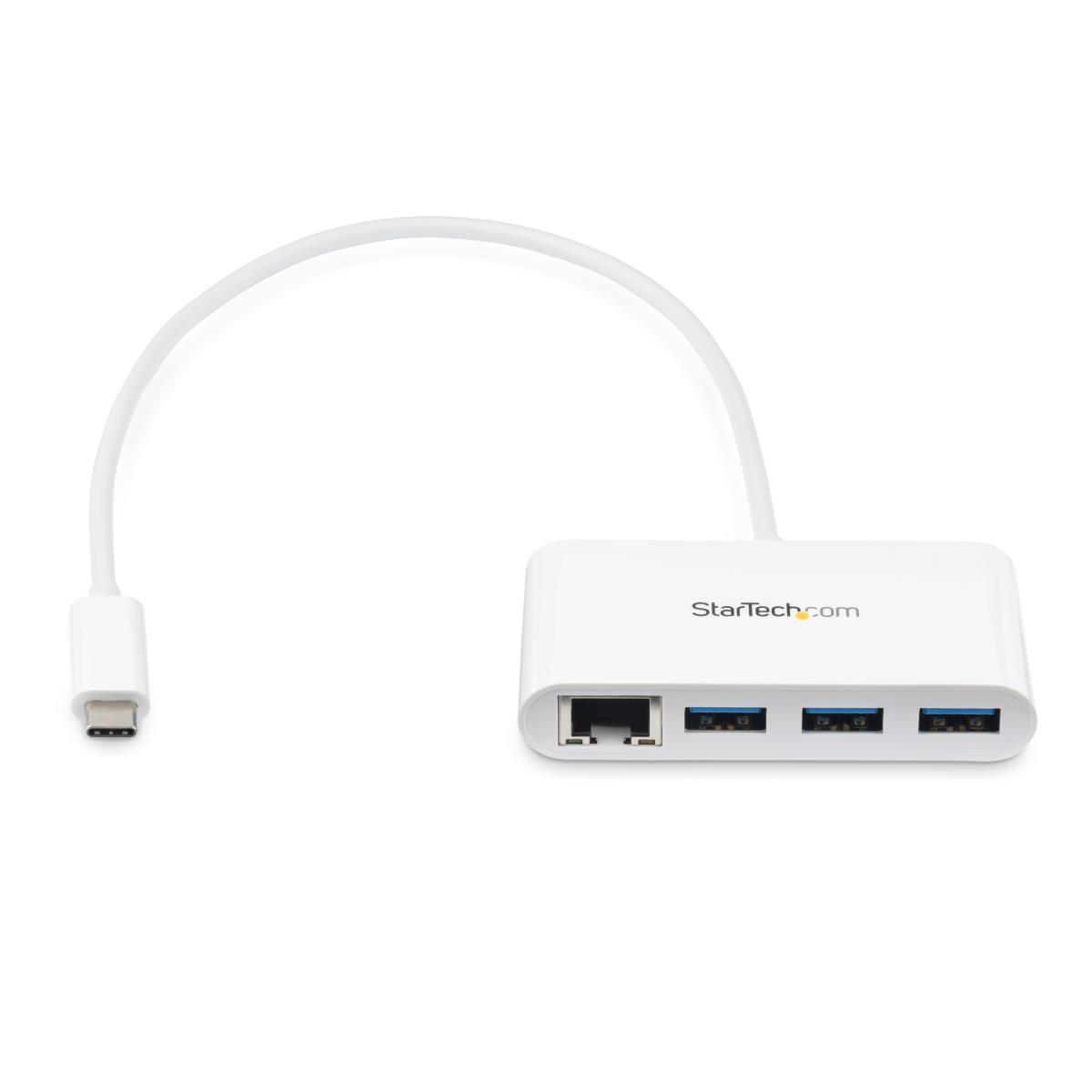 3 PORT USB C HUB WITH ETHERNET thumbnail