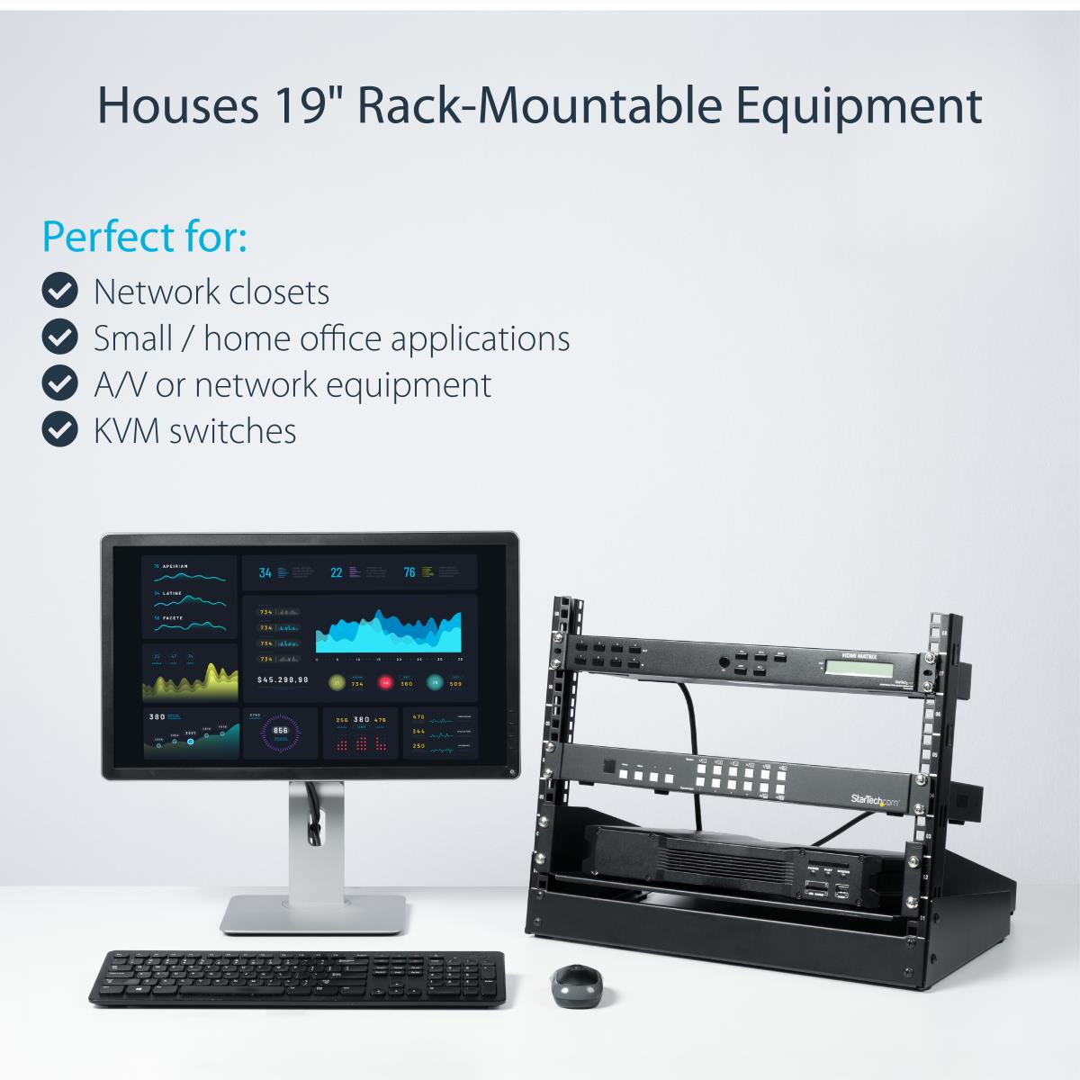 8U OPEN FRAME SERVER RACK thumbnail