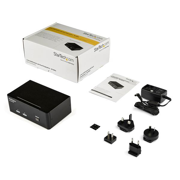 4K DUAL-MONITOR KVM SWITCH FOR thumbnail