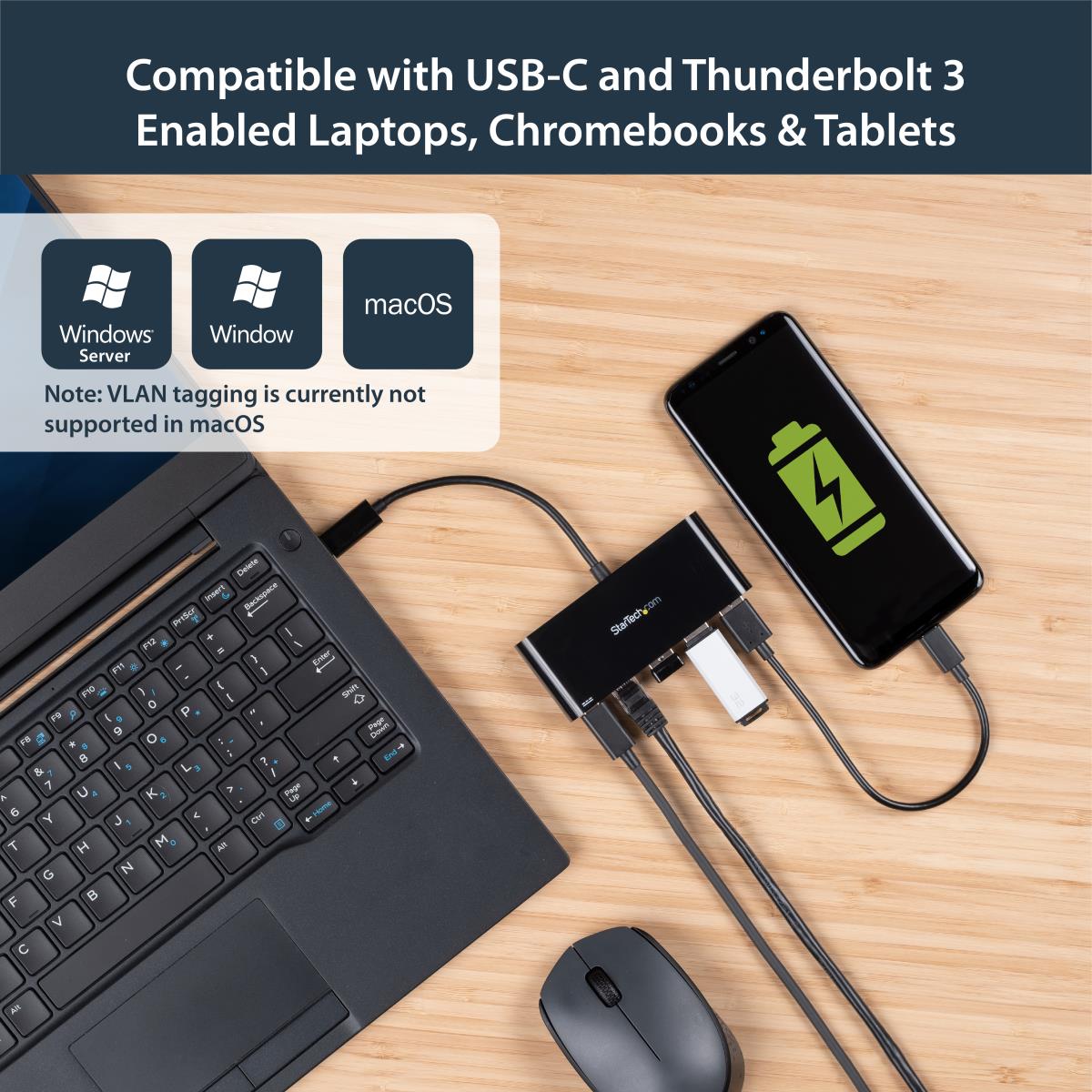 USB C GIGABIT ETHERNET ADAPTER thumbnail